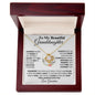 To My Granddaughter - Feel My Love - Love Knot Necklace