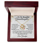 To My Beautiful Granddaughter From Grandpa - Love Knot Necklace