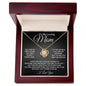 To My Loving Mom - My World - Love Knot Necklace