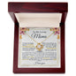 To My Loving Mom - I Appreciate You - Mother's Day Love Knot Necklace