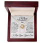 To My Mom - It's Hard To Raise A Man Thank You - Valentine's Love Knot