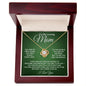 To My Loving Mom - My Home - Love Knot Necklace