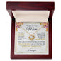 To My Mom - You Are The World - Love Knot Necklace
