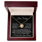 I'm Sorry - Didn't Want To Hurt You - Love Knot Necklace