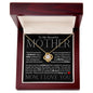 To My Beautiful Mother - Raise A Man - Mother's Day Love Knot Necklace