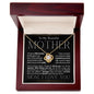 To My Beautiful Mother - My World - Mother's Day Love Knot Necklace
