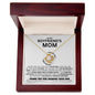 To My Boyfriend's Mom - Amazing Man - Love Knot Necklace