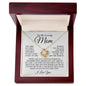 To My Loving Mom - Just Like You - Mother's Day Love Knot Necklace