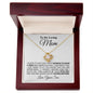 To My Loving Mom - Your Little Boy - Mother's Day Love Knot Necklace