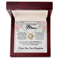 To My Loving Mom - Appreciated - Mother's Day Love Knot Necklace
