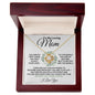 To My Loving Mom - First Home - Love Knot Necklace
