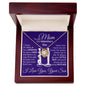 To My Mom - It's Hard To Raise A Man Thank You - Valentine's Love Knot