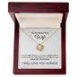 To My Beautiful Wife - Could Not Live Without You - Valentine's Love Knot Necklace