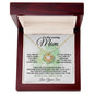 To My Loving Mom From Son - My World - Mother's Day Love Knot Necklace