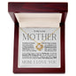 To My Lovely Mother - I Love You - Mother's Day Love Knot Necklace