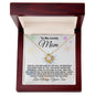 To My Lovely Mom - Grateful - Love knot Necklace