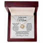 To My Lovely Mom - Kindness - Love Knot Necklace