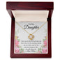 To My Daughter - Amazing Woman - Love Knot Necklace