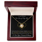 You Give Me A Boner - Elegant - Valentine's Love Knot Necklace