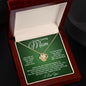 To My Loving Mom - My Home - Love Knot Necklace