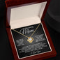 To My Loving Mom - My World - Love Knot Necklace