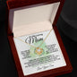 To My Loving Mom From Son - My World - Mother's Day Love Knot Necklace