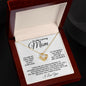To My Loving Mom - Not Enough Words - Love Knot Necklace