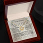 To My Beautiful Mother - My World - Birthday Mother's Day Love Knot Necklace