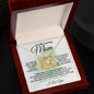 To My Loving Mom - My First Home - Love Knot Necklace