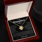 To My Daughter - Straighten Your Crown - Love Knot Necklace