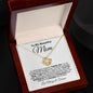 To My Beautiful Mom - You Listen - Love Knot Necklace