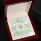 To My Loving Mom - Forever Grateful - Love Knot Necklace