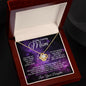 To My Loving Mom From Daughter - My World - Mother's Day Love Knot Necklace
