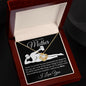 To My Lovely Mother - The Son You Got - Mother's Day Love Knot Necklace