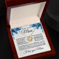 To My Loving Mom - I Love You - Mother's Day Love Knot Necklace