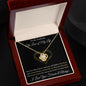 You Give Me A Boner - Elegant - Valentine's Love Knot Necklace