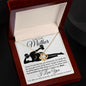 To My Lovely Mother - I Love You - Mother's Day Love Knot Necklace
