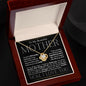 To My Beautiful Mother - My World - Mother's Day Love Knot Necklace