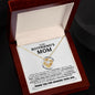To My Boyfriend's Mom - Amazing Man - Love Knot Necklace