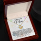 To My Lovely Mom - Grateful - Love knot Necklace