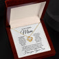 To My Caring Mom - You Are Loved - Mother's Day Love Knot Necklace