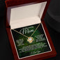 To My Loving Mom - First Home - Love Knot Necklace