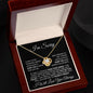 I'm Sorry - Didn't Want To Hurt You - Love Knot Necklace