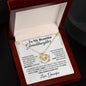 To My Beautiful Granddaughter From Grandpa - Love Knot Necklace
