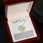 To My MIL - An Open Heart - Love Knot Necklace