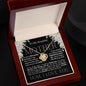 To My Beautiful Mother - My World - Mother's Day Love Knot Necklace