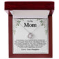 To My Loving Mom - How Much You Mean To Me - Mother's Day Love Knot Necklace