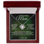To My Loving Mom - First Home - Love Knot Necklace