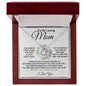 To My Loving Mom - First Home - Love Knot Necklace