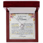 To My Loving Mom - I Appreciate You - Mother's Day Love Knot Necklace